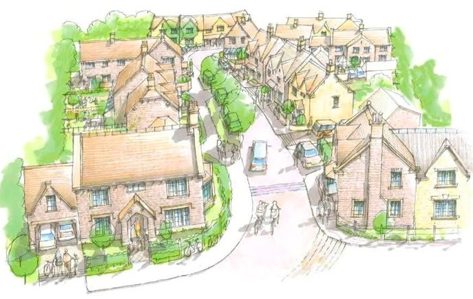 Stylised Image of Houses